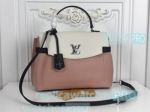 Replica L---V Modern Style White&Pink Genuine Leather Women's Bag